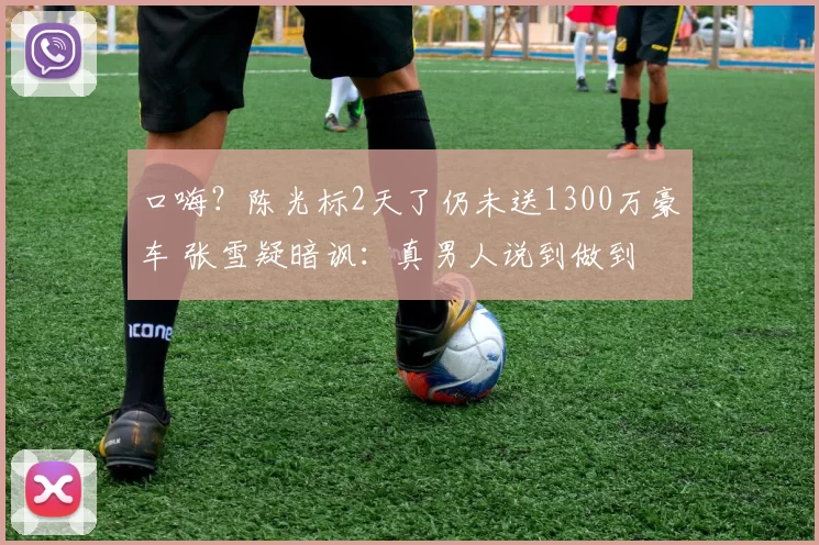 口嗨？陈光标2天了仍未送1300万豪车 张雪疑暗讽：真男人说到做到